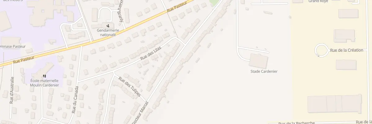 Plan du 646 Rue du Docteur Marcel à Montdidier