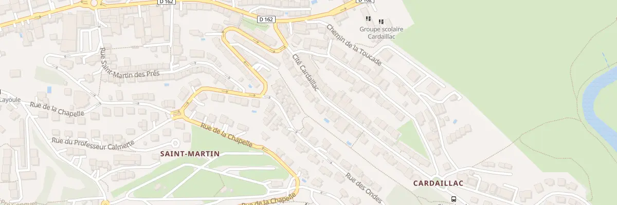 Plan du 14 Rue Cite Cardaillac à Rodez