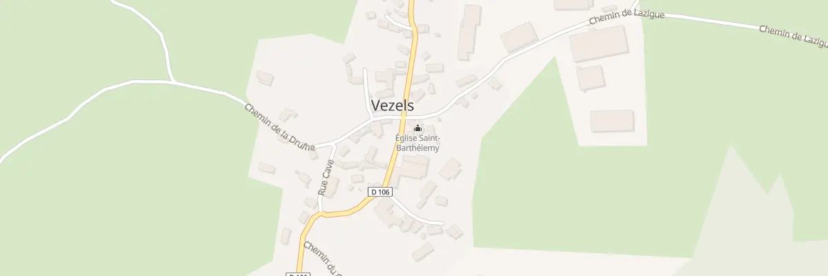 Plan du 21 Rte des Vallées à Vezels-Roussy