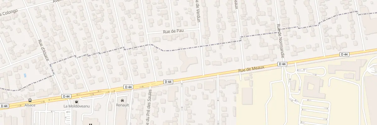 Plan du 62 Rue de Verdun à Vaujours