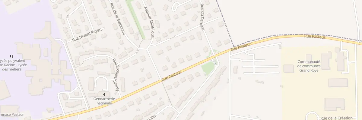Plan du 835 Rue Pasteur à Montdidier