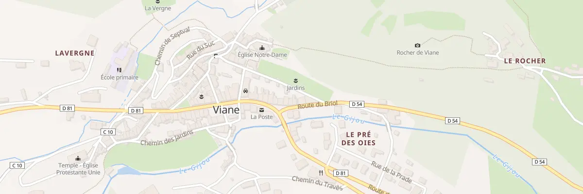 Plan du 5034 Rte du Briol à Viane