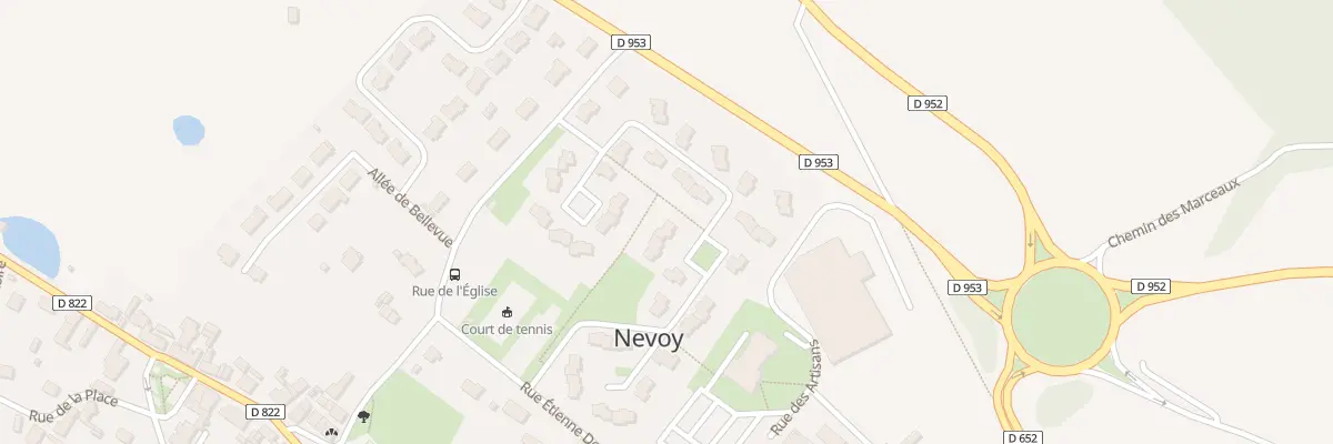 Plan du 32 Res Clos du Plateau à Nevoy