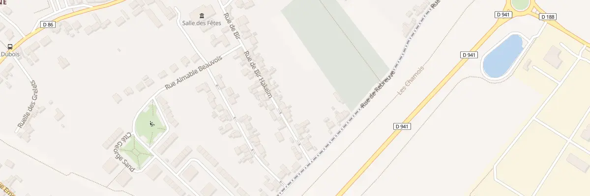 Plan du 25 Rue de Bir Hakeim à Haillicourt