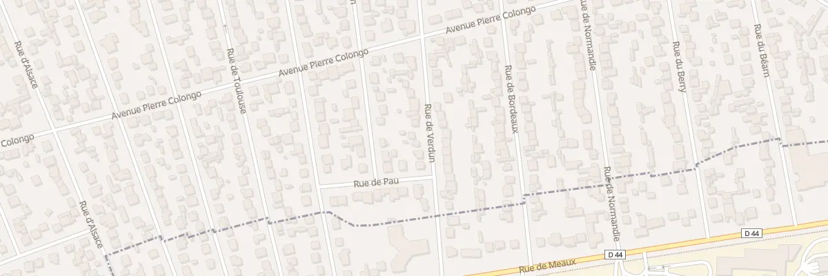 Plan du 52 Rue de Verdun à Tremblay-en-France