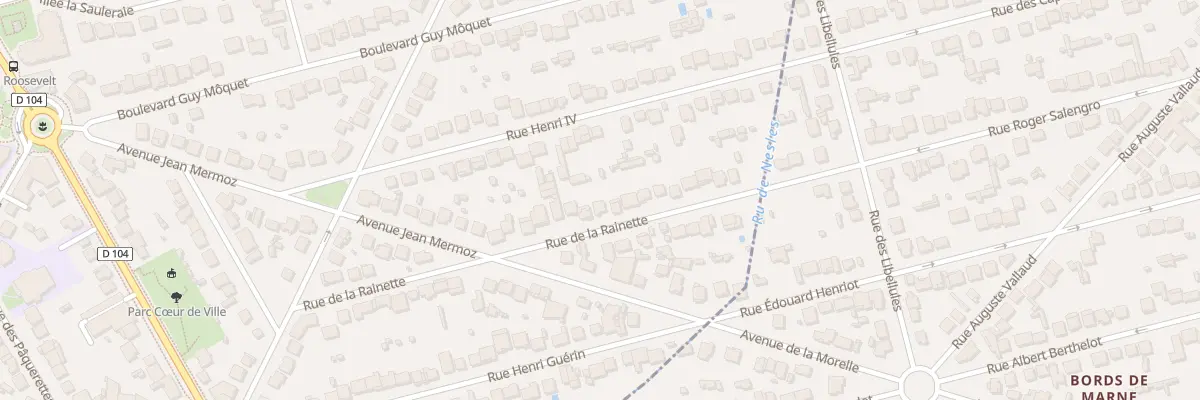 Plan du 25 Rue Rainette à Gournay-sur-Marne