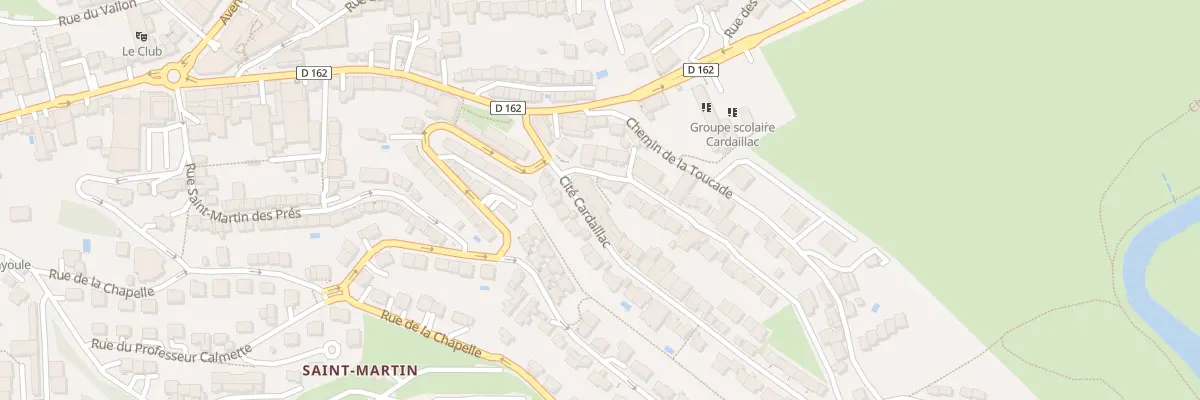 Plan du 63 Rue Cite Cardaillac à Rodez