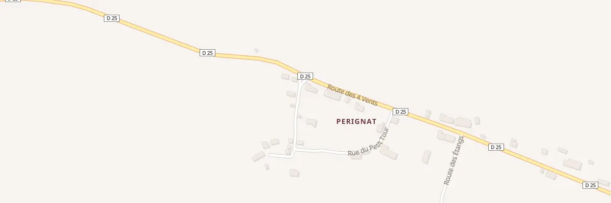 Plan du 5141 Perignat à Larodde