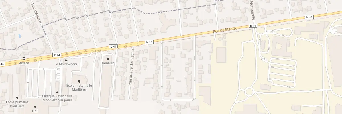 Plan du 3 Rue Victor Hugo à Vaujours