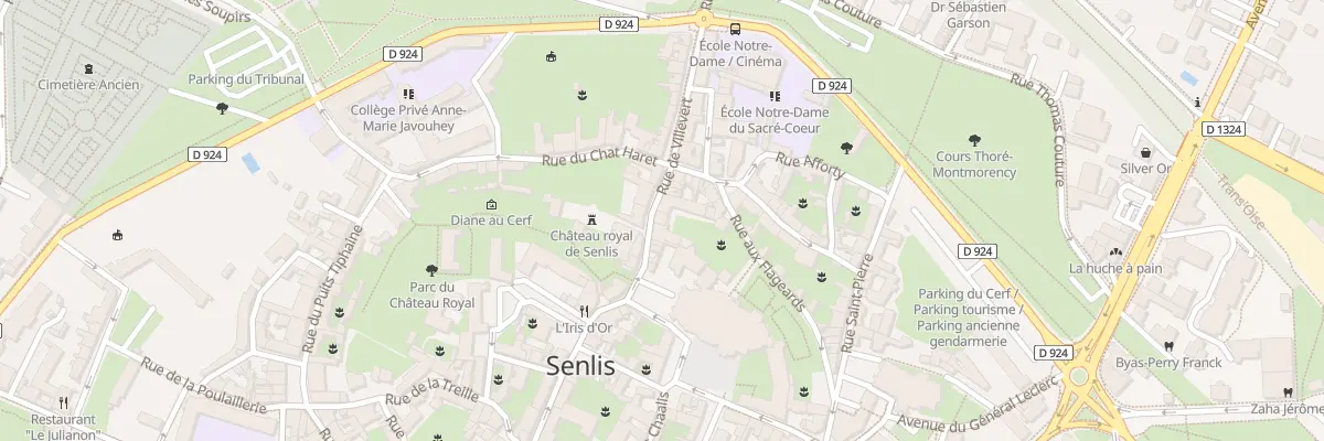 Plan du 10 Rue de Villevert à Senlis
