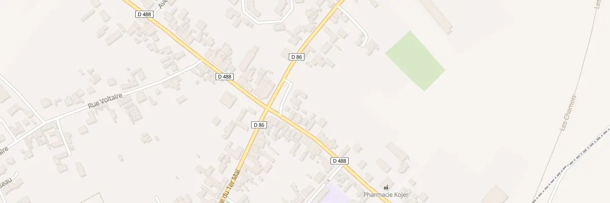 Plan du 7T Rue E et L Lesage à Haillicourt