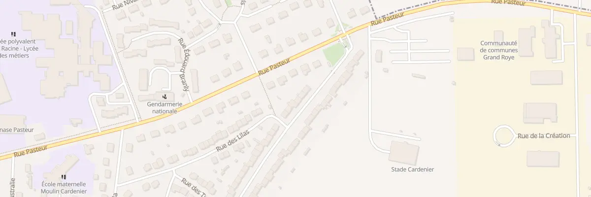 Plan du 721 Rue du Docteur Marcel à Montdidier