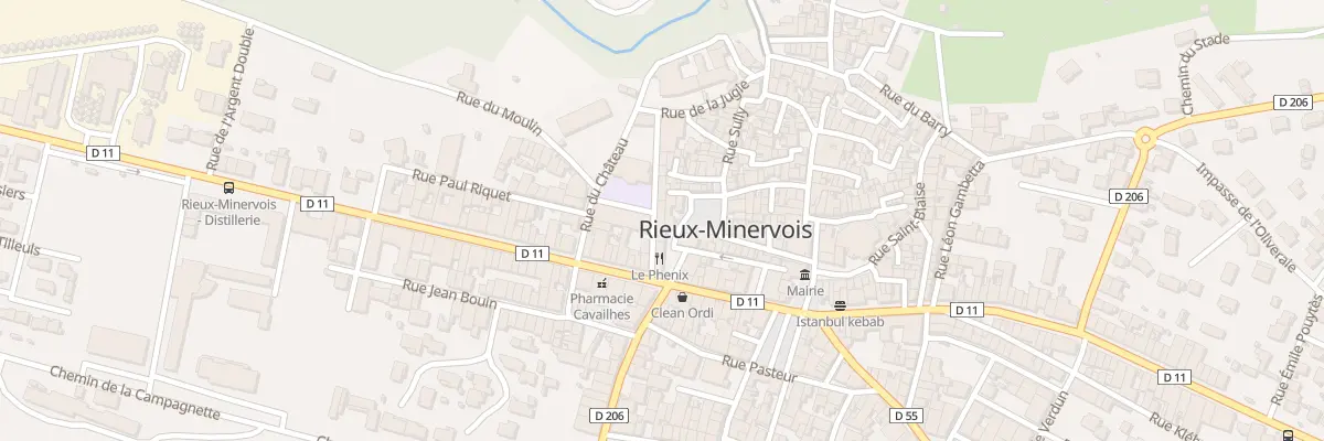 Plan du 4 Rue Georges Bizet à Rieux-Minervois