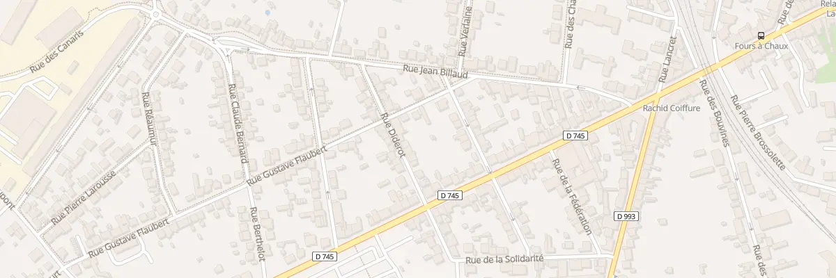 Plan du 12 Rue Diderot à Montluçon