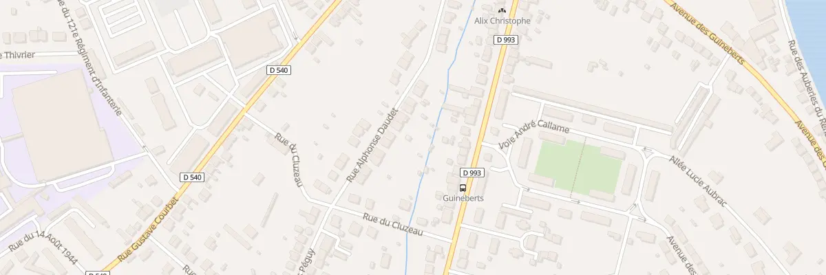 Plan du 31 Rue Alphonse Daudet à Montluçon