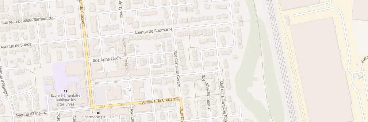 Plan du 50 Rue Christian Gérard à Savigny-le-Temple