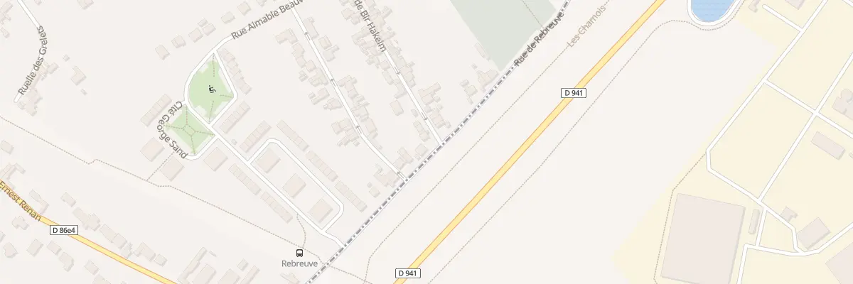 Plan du 36 Rue de Bir Hakeim à Haillicourt