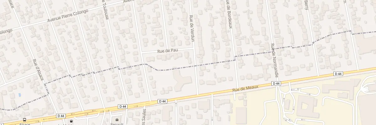 Plan du 60 Rue de Verdun à Tremblay-en-France