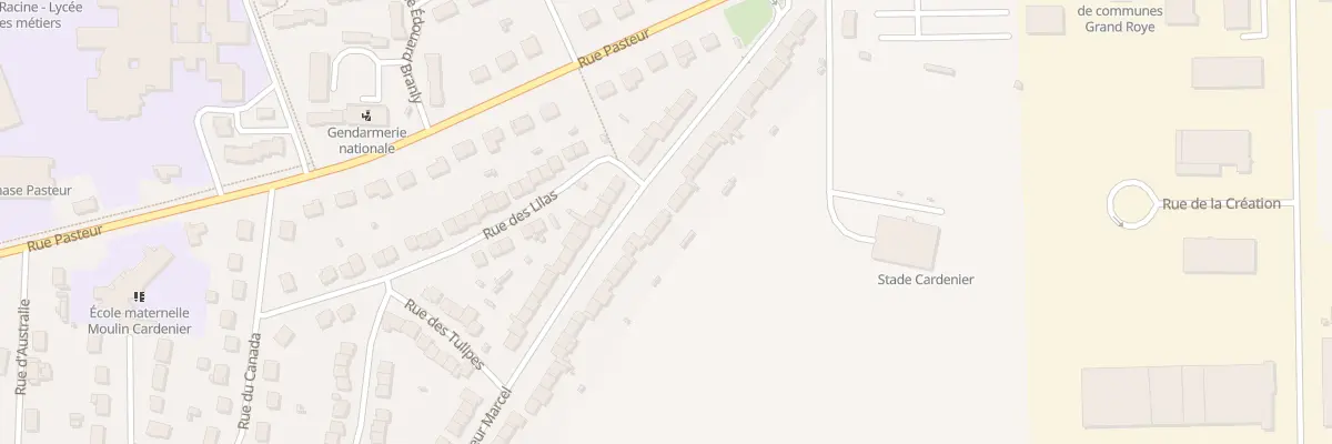 Plan du 666 Rue du Docteur Marcel à Montdidier