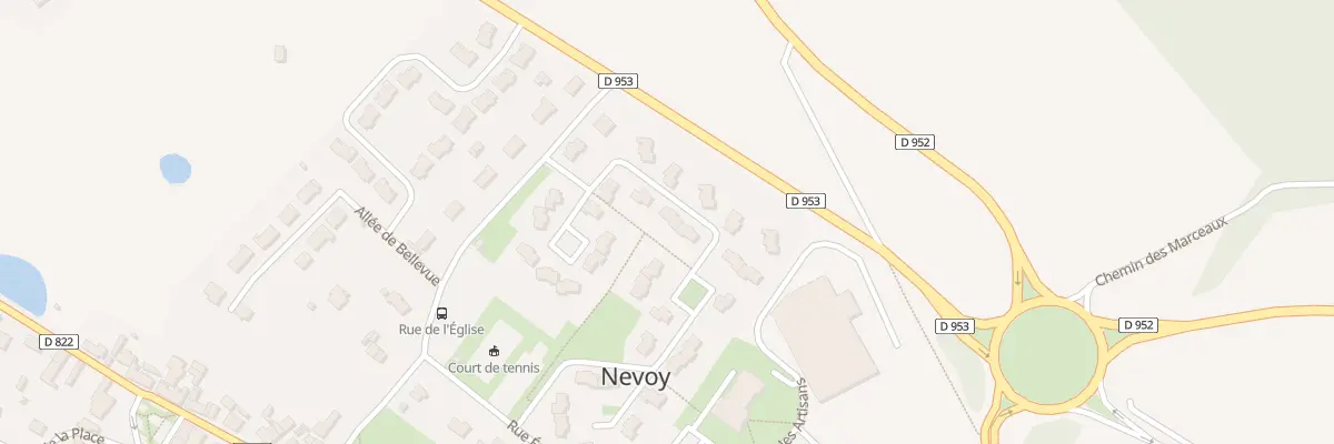 Plan du 30 Res Clos du Plateau à Nevoy