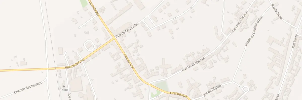 Plan du 17 Gr Grande Rue à Tricot