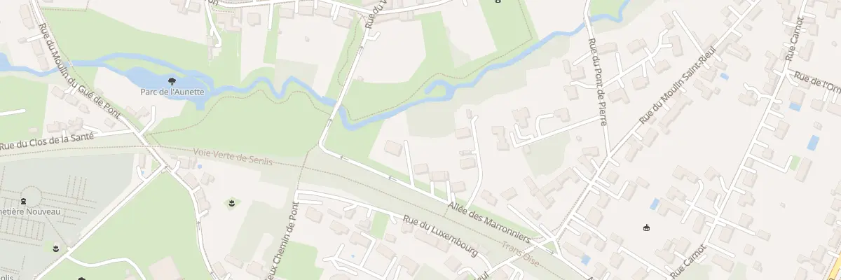 Plan du 17 All des Marronniers à Senlis