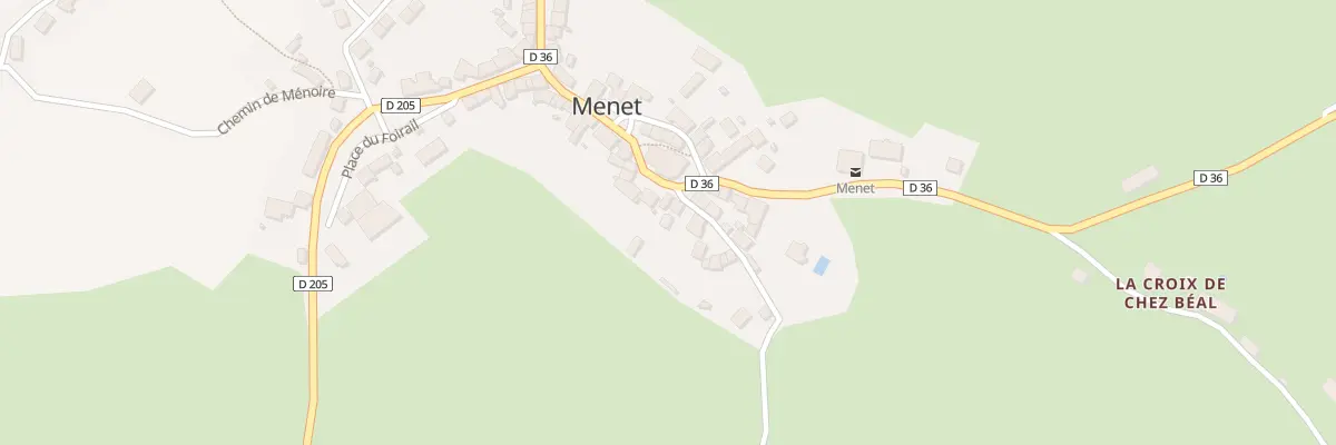 Plan du 5186 Le Bourg à Menet