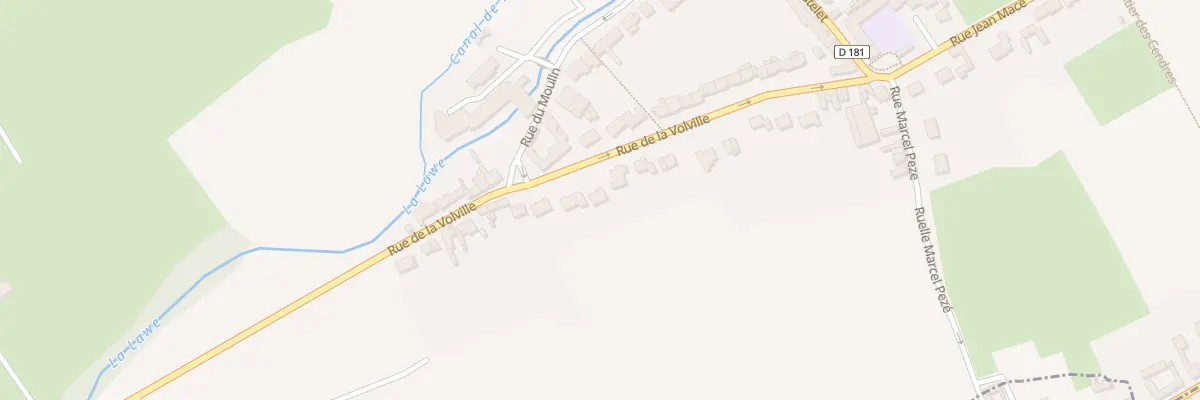 Plan du 28 Rue de la Volville à Gosnay