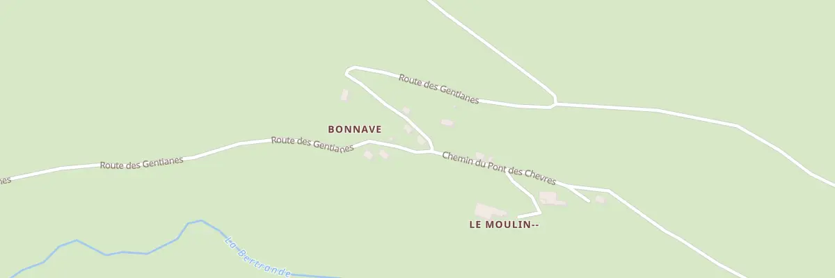Plan du 6020 Bonnave à Saint-Projet-de-Salers