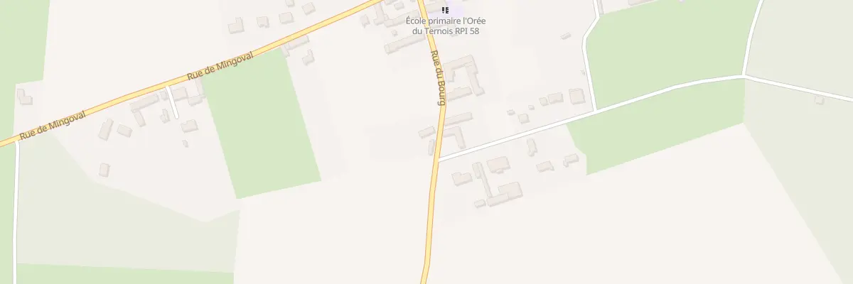 Plan du 168 Rue du Bourg à Villers-Châtel