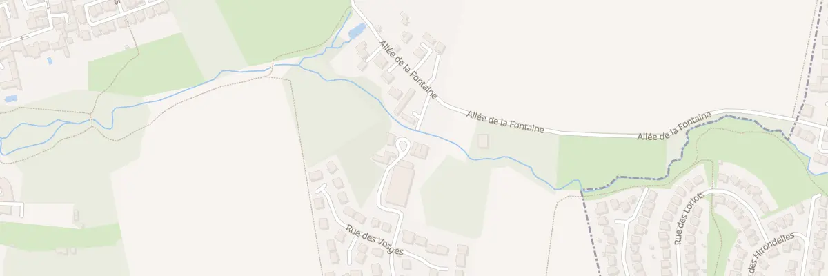 Plan du 1 All de la Fontaine à La Queue-en-Brie