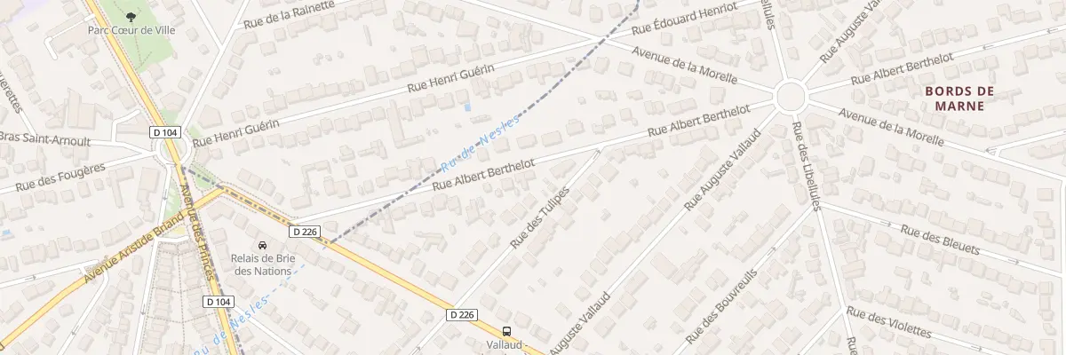 Plan du 67 Rue Albert Berthelot à Champs-sur-Marne