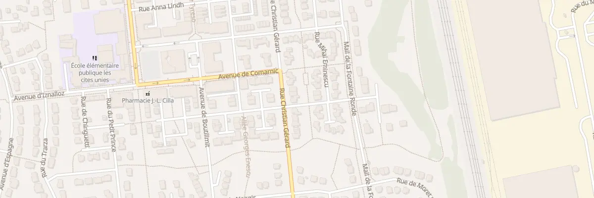 Plan du 32 Rue Christian Gérard à Savigny-le-Temple