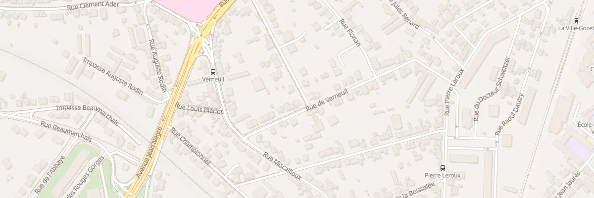 Plan du 38 Rue de Verneuil à Montluçon