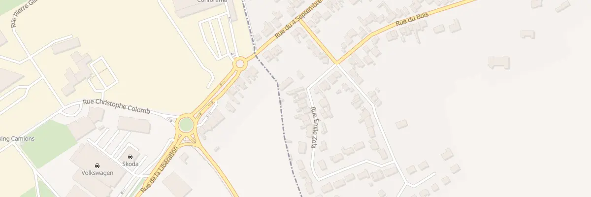 Plan du 9 Rue Emile Zola à Hesdigneul-lès-Béthune
