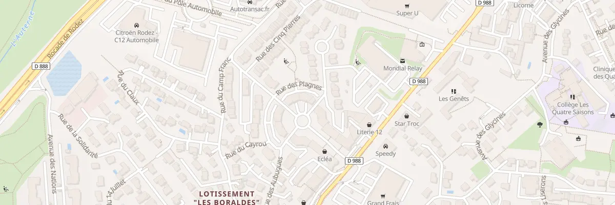 Plan du 110 Rue Saint Firmin à Onet-le-Château