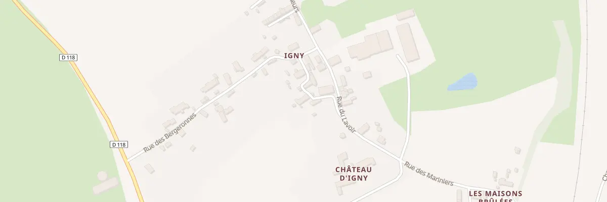 Plan du 69 Rue de la Traverse à La Perche