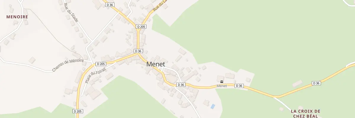 Plan du 5159 Le Bourg à Menet