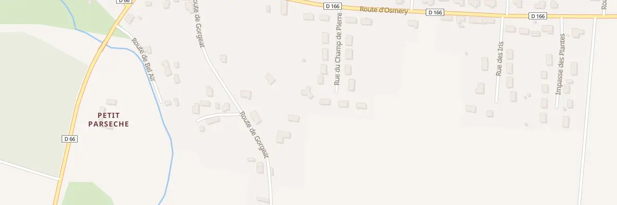 Plan du 10 Rue du Champ de Pierre à Vornay