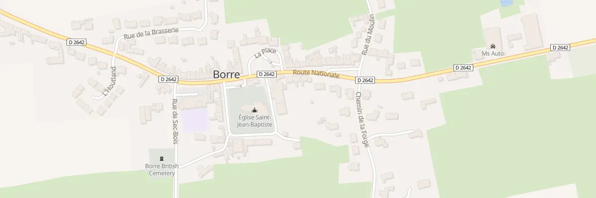 Plan du 1514 Rte Nationale à Borre