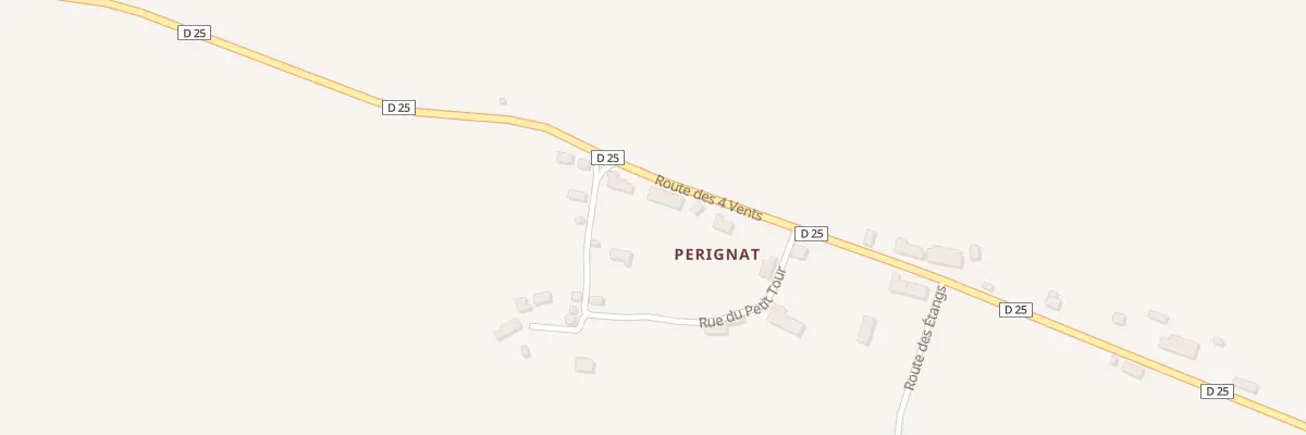 Plan du 5142 Perignat à Larodde