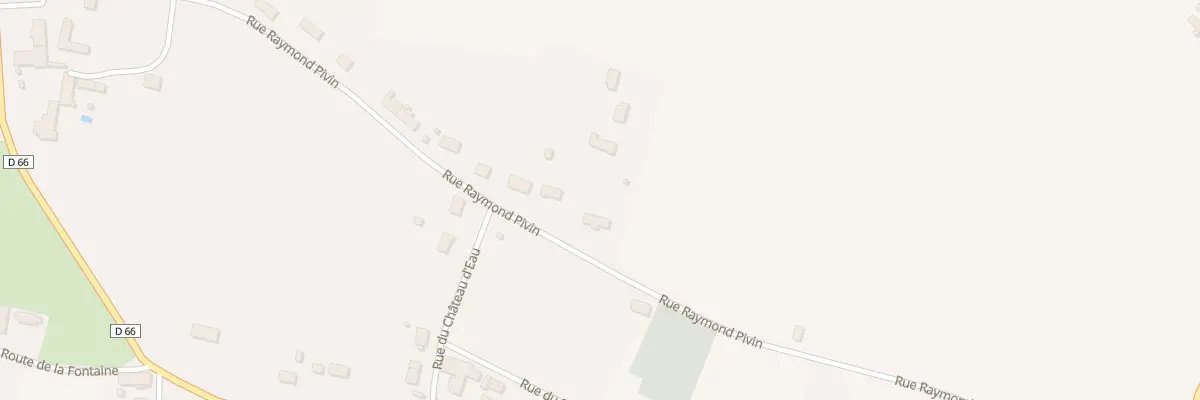 Plan du 14 Rue Raymond Pivin à Vornay