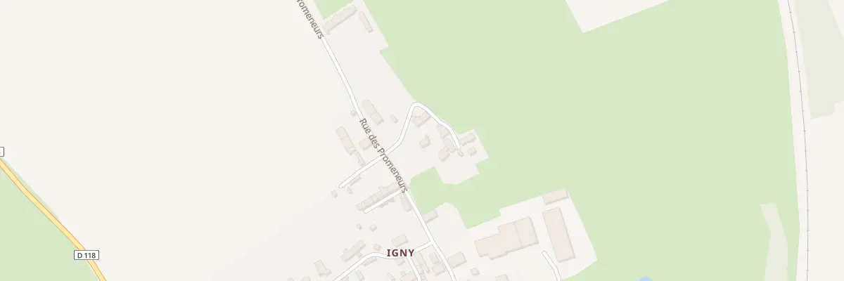 Plan du 58 Igny à La Perche