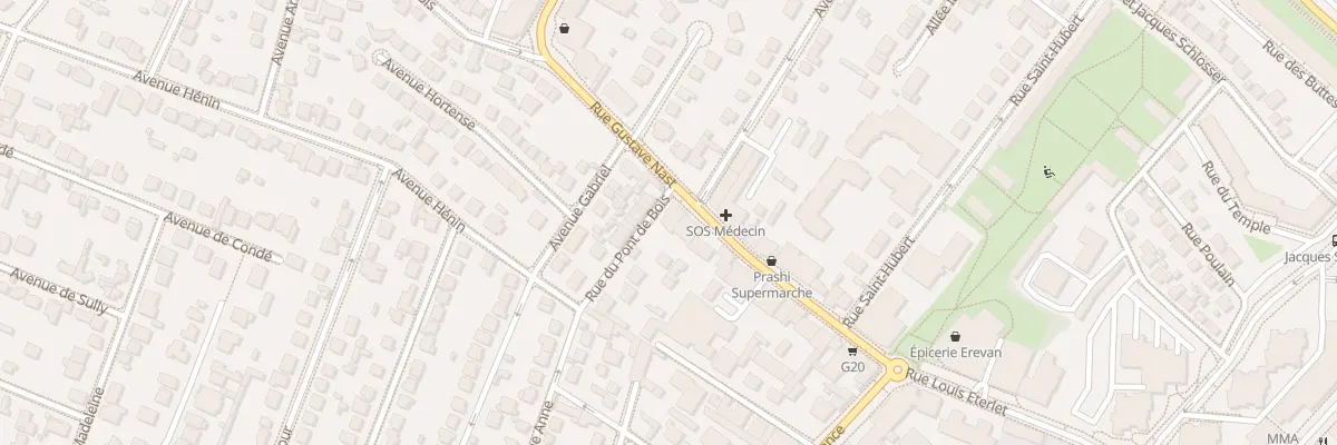 Plan du 25 Rue Gustave Nast à Chelles