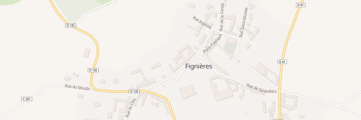 Plan du 5 Rue de la Ville à Fignières