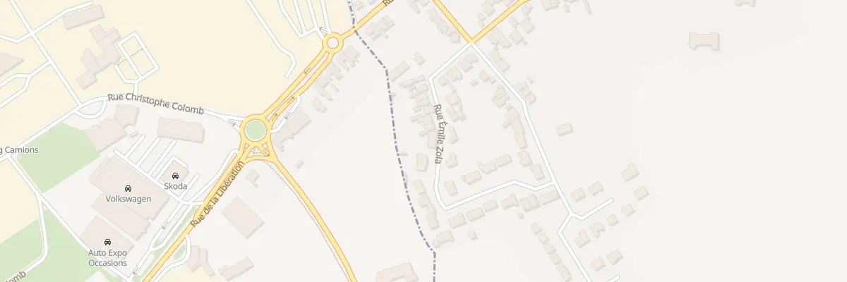 Plan du 19 Rue Emile Zola à Hesdigneul-lès-Béthune
