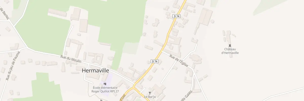 Plan du 3 Rue d’Aubigny à Hermaville