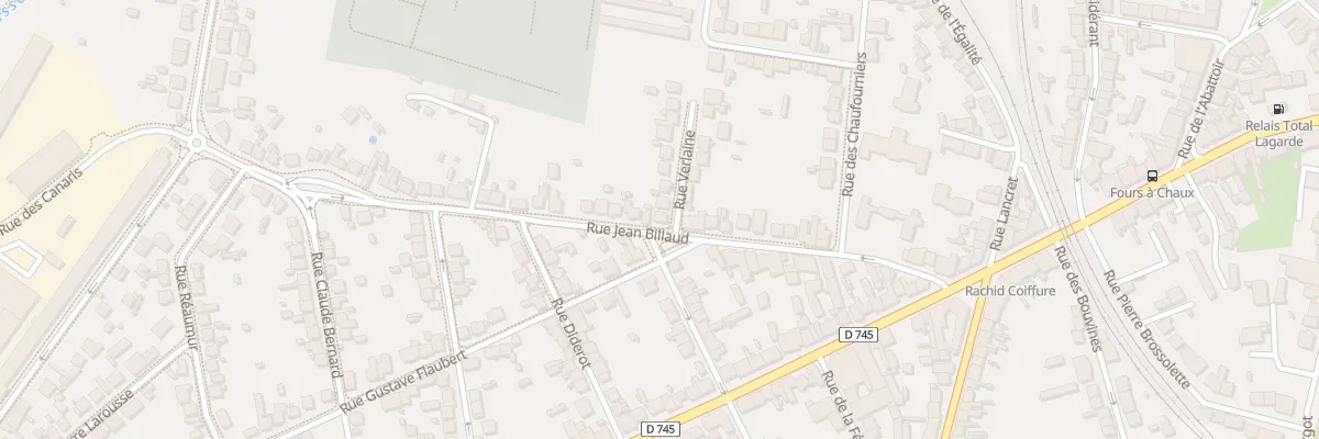 Plan du 34 Rue Jean Billaud à Montluçon