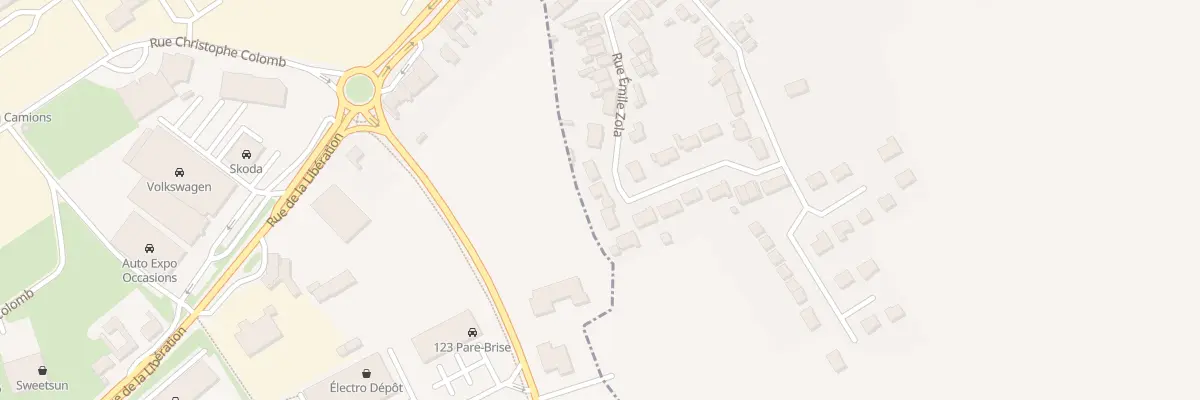 Plan du 25 Rue Emile Zola à Hesdigneul-lès-Béthune