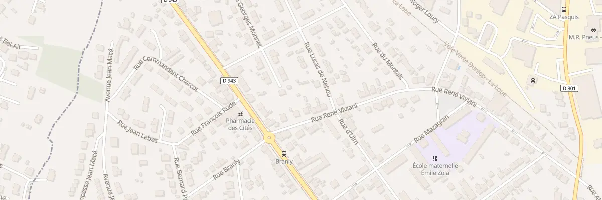 Plan du 68 Rue René Viviani à Montluçon
